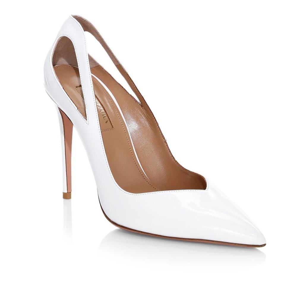 🆕Aquazzura Shiva patent leather pump - Picture 1 of 7
